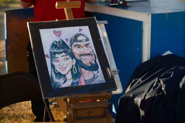 Caledonia County Fair – caricature booth