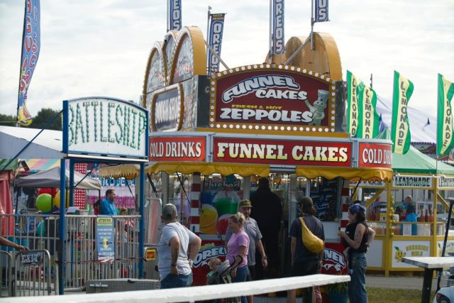 Caledonia County Fair – funnel cake sign