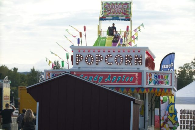 Caledonia County Fair – popcorn sign