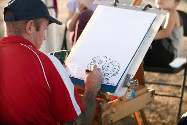Caledonian County Fair – artist Jeffrey Arce – Amanda Bedora and family 6