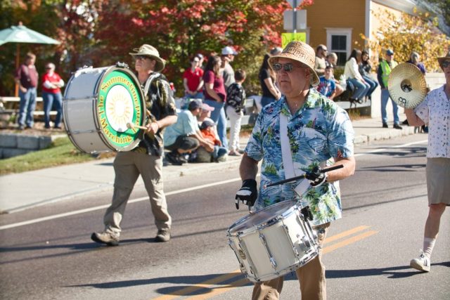 Burk Fall Festival – parade – summertime marching band 7