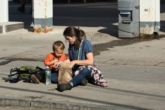 Burk Fall Festival – woman and boy