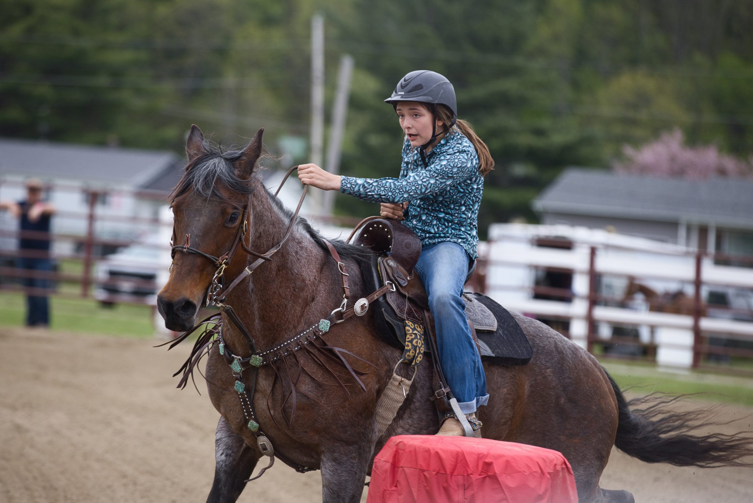 Emmah and the Clock: Barrel Racing at the Orleans County Fairgrounds