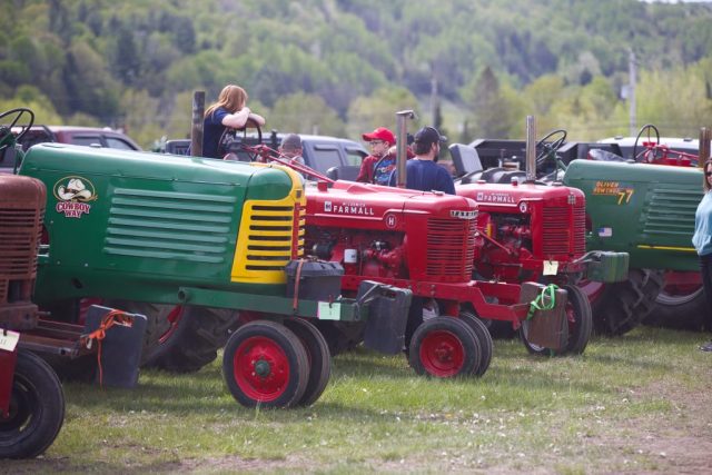 tractors Tractors at the Orleans County Fairgrounds during Memorial Day weekend